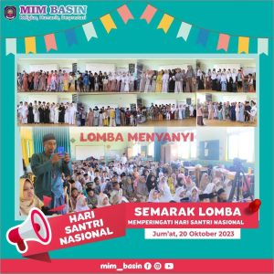SEMARAK LOMBA MEMPERINGATI  HARI SANTRI NASIONAL
